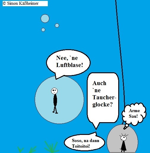 Cartoon: Taucherglocke 1