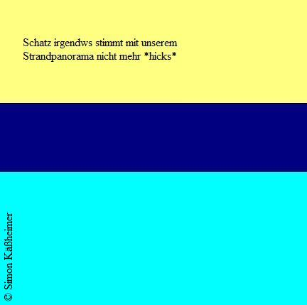Cartoon: Strandpanorama 1