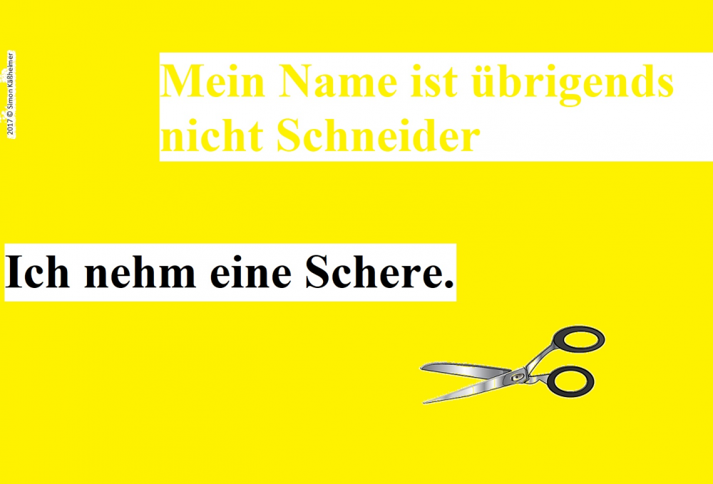 Other: Sind sie auch kein Schneider? 1