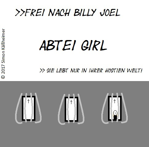 Cartoon: Abtei Girl 1