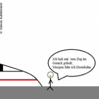 Zug geholt