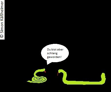 Cartoon: Sagt die Schlange zur Schlange ... 1