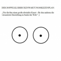Von wegen Wasserwerksdoppelklärbeckenplan. Kunst ist ... . ;)