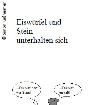 Cartoon: Hart und Cool im Smalltalk 1