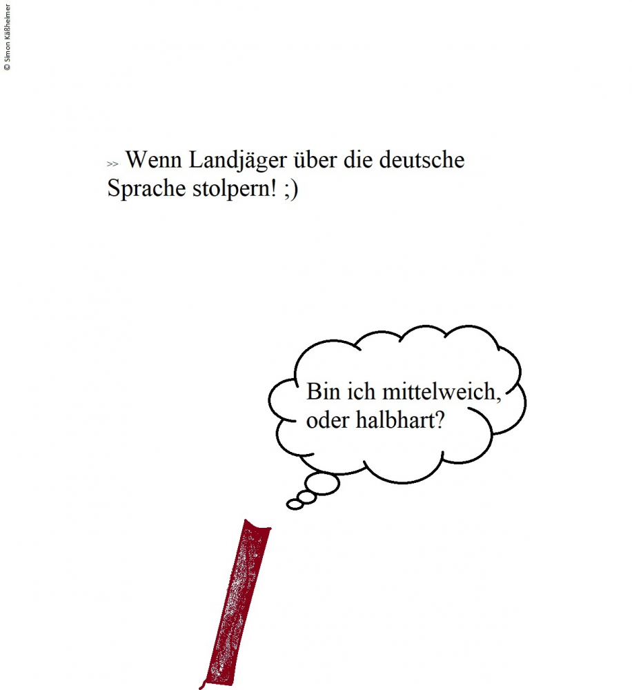 Cartoon: Landjägerfragen 1