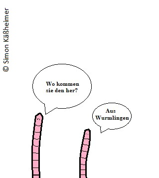 Cartoon: Home of Worm 1