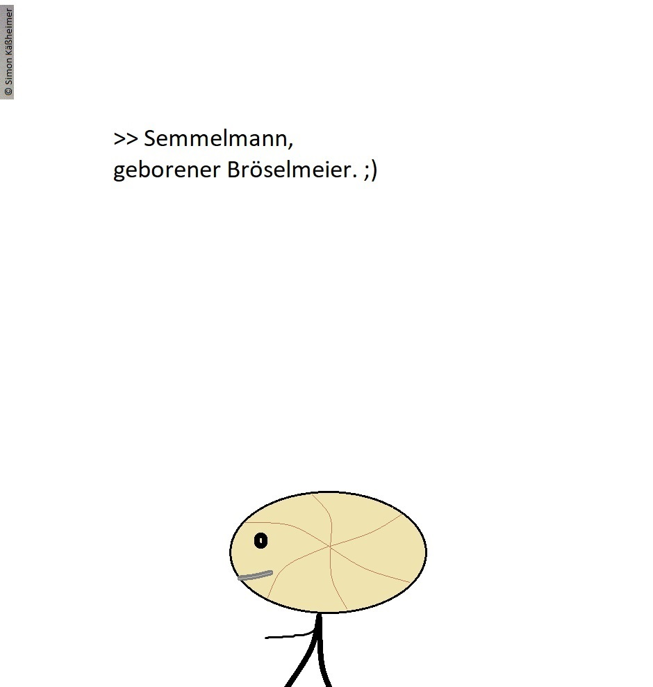Cartoon: Nicht von Brösel 1