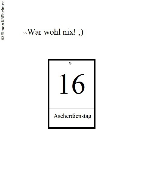 Cartoon: Irgendso `n Raucherfeiertag! 1