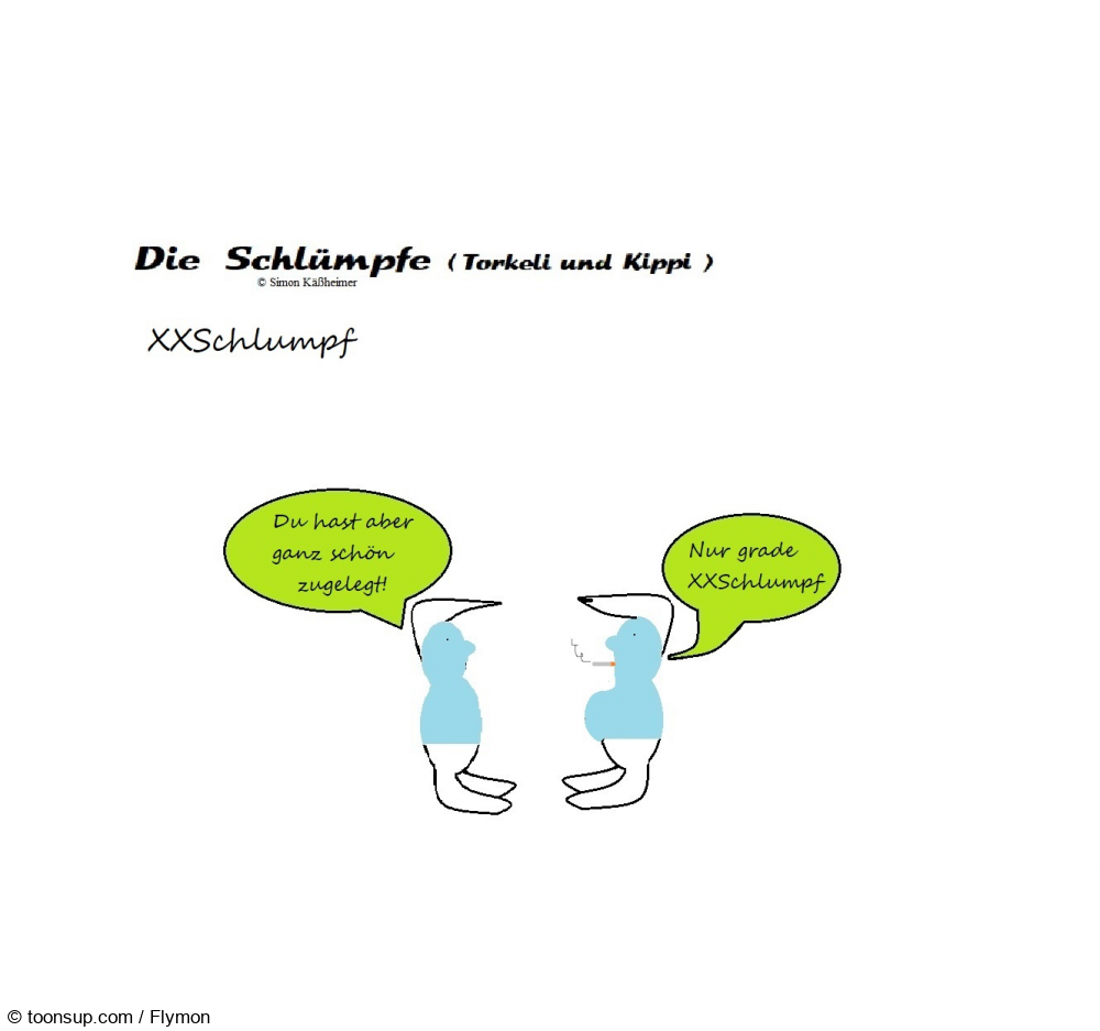 Cartoon: XXSchlumpf 1