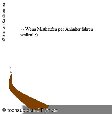 Cartoon: Wieder vorbei gesaut! ;) 1