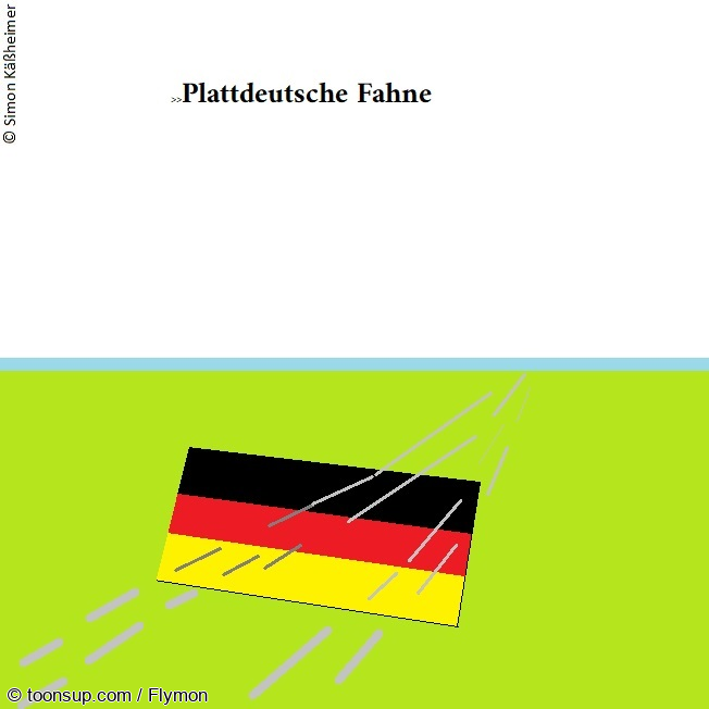 Cartoon: Vielleicht zu Platt 1