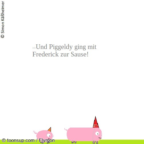 Cartoon: Piggeldy  und Frederick ... 1