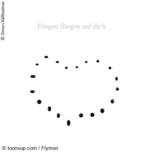 Cartoon: Fliegen fliegen ... 1