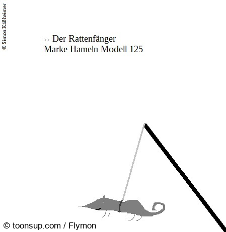 Cartoon: Klappt bzw. fängt so ganz ohne Flöte 1