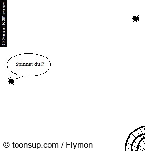 Cartoon: Houdinispinne 1
