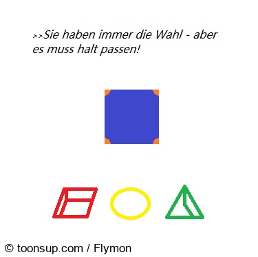 Illustration: Die Wahl 1