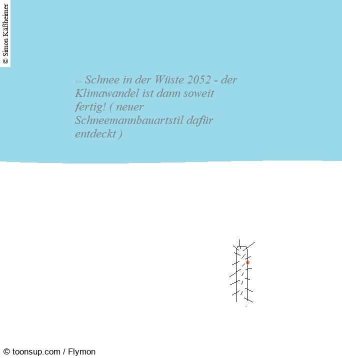 Cartoon: "Wüste" 2052 1