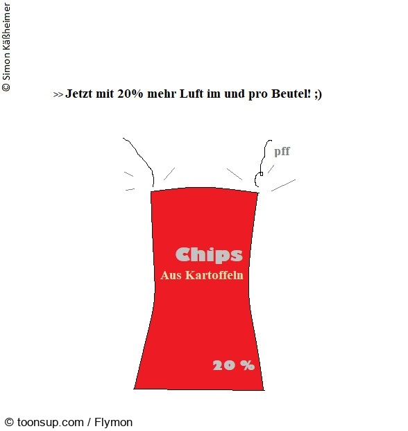 Cartoon: Immerhin 20% mehr Inhalt ... 1