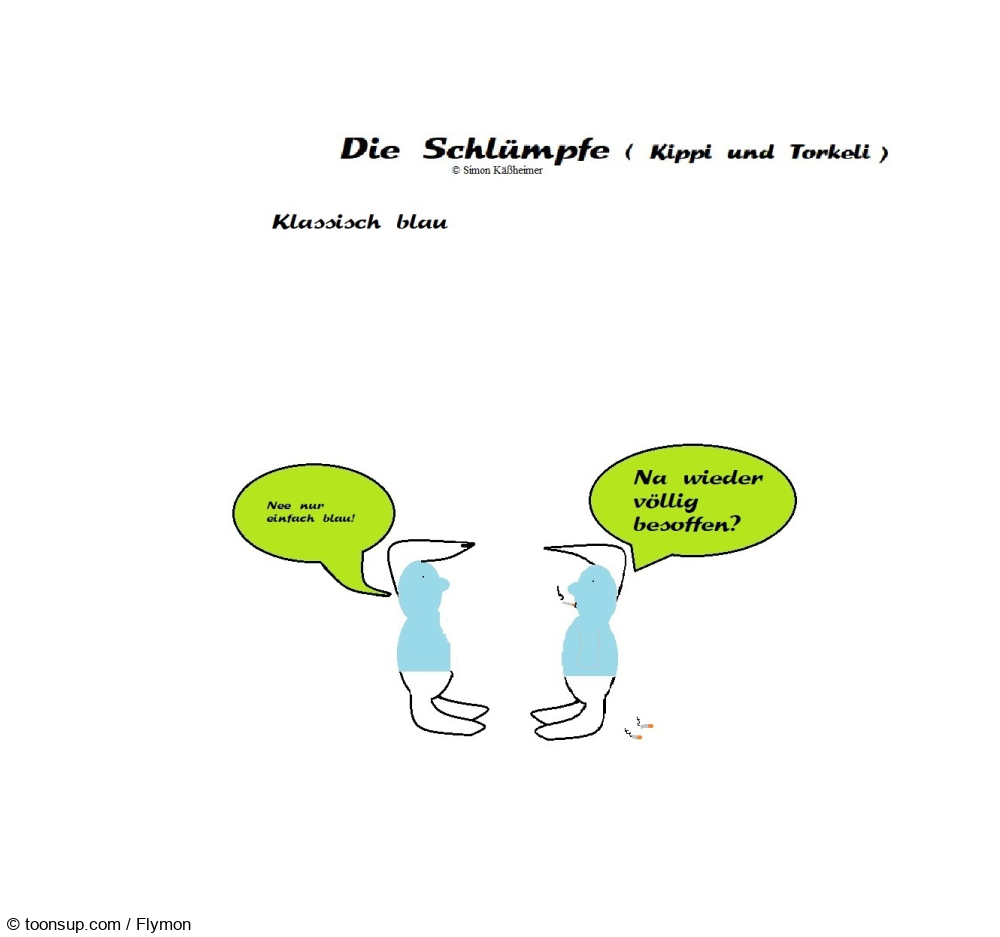 Cartoon: Die Schlümpfe - Klassisch blau 1