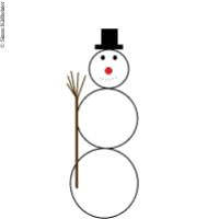 The Rednose Snowman