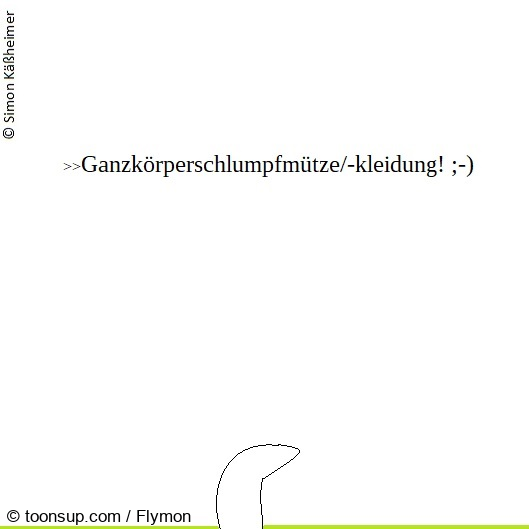 Cartoon: Schlumpfkleidung 1