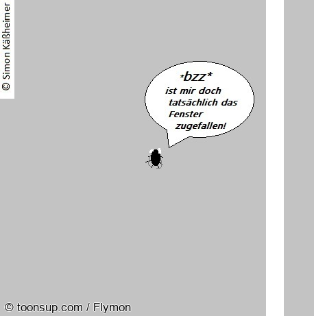 Cartoon: Aus dem ( fiesen ) Alltag einer Stubenfliege! 1