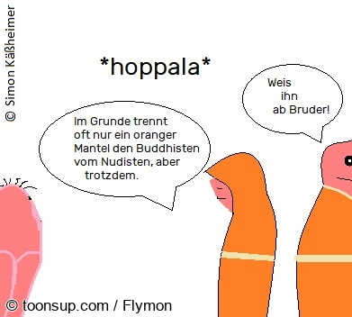 Cartoon: Buddhistenwahrheit ( vielleicht die/das Letzte ) 1