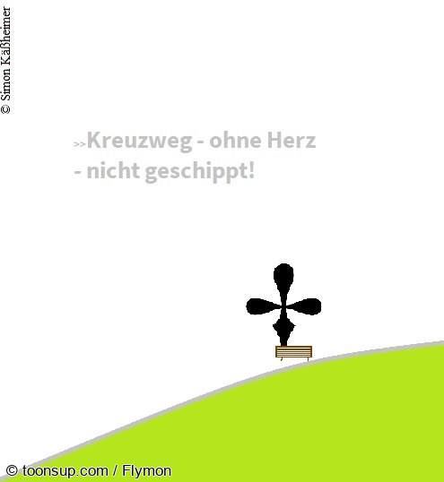 Cartoon: Nicht direkt für Skatspieler ... 1