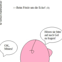 Beim Frisör