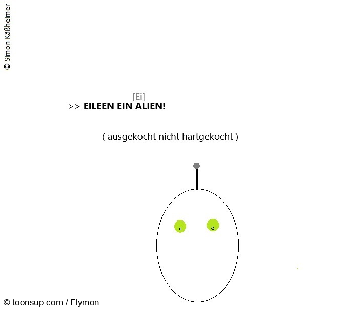 Cartoon: Und Fox Mulder samt F.B.I. hat ihn/sie nicht gefunden! ... 1