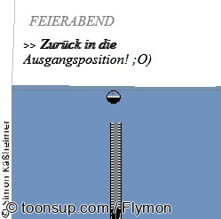Cartoon: Feierabend ... 1