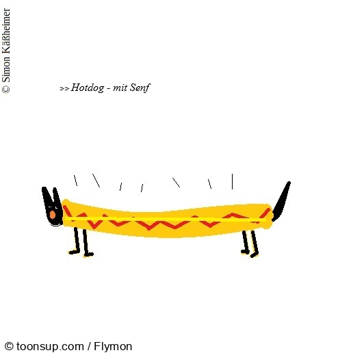 Cartoon: Igit - es ist ihm so heiß dem armen ... 1