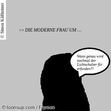 Cartoon: Die Steinzeitfrau! 1