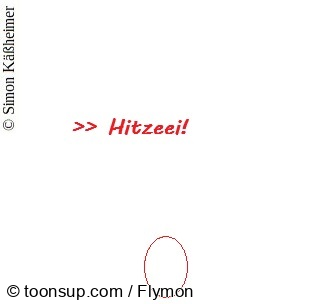 Cartoon: Eijeijei -Hitze fei ... 1