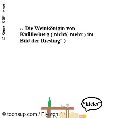 Cartoon: Weinkönigin 1