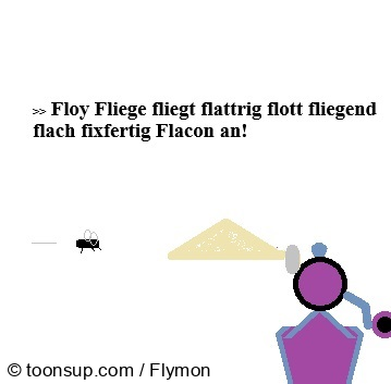 Cartoon: Ob das wohl gut geht!? Vorsicht Floy ... 1