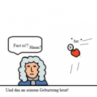 Hard World for Isaac Newton at his Birthday ...