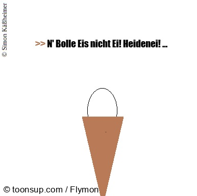 Cartoon: Eine Kugel nicht oval! 1