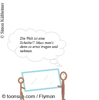 Cartoon: Welt(-scheibe) 1