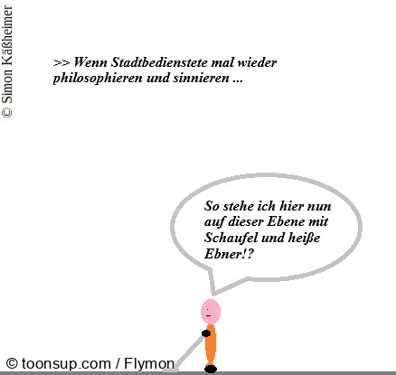 Cartoon: Ebner von den Stadtwerken ... 1