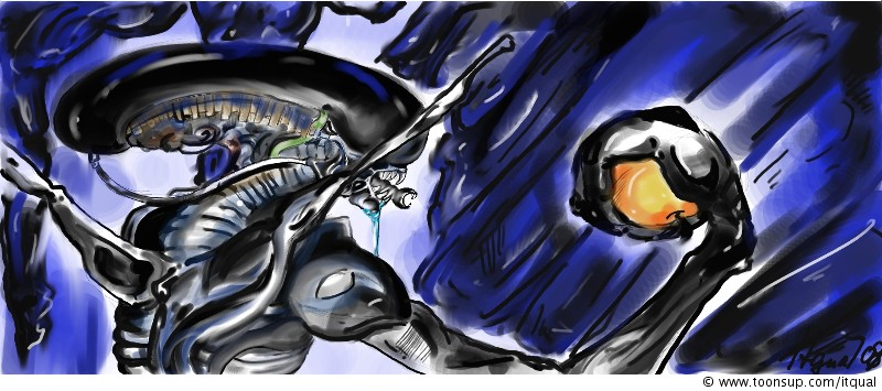 Illustration: Alien cinematic 1