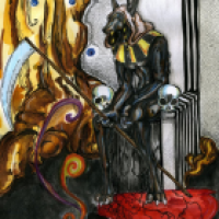 Anubis hat nen emo-thron :)