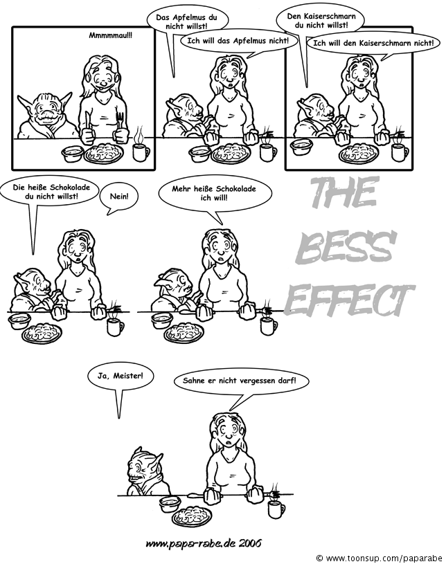 Comic: Bess vs. Yoda 1