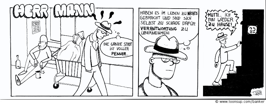 Cartoon: Diese Penner... 1