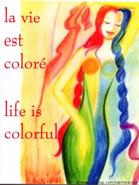 Illustration: La vie est colore 1