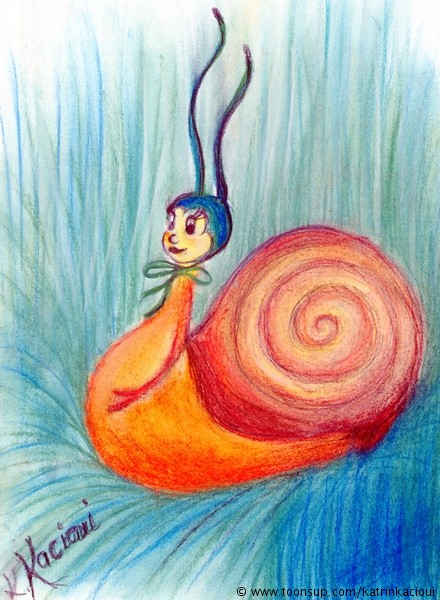 Illustration: Snail mia in the 9th month 1
