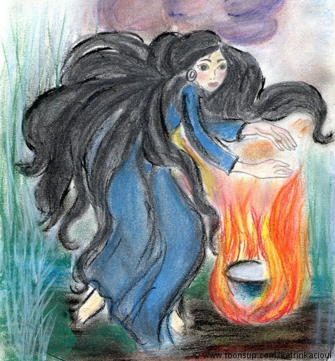 Illustration: Zigeuner Prinzessin 1