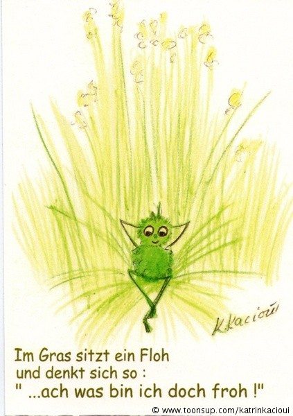 Illustration: Ein Floh 2