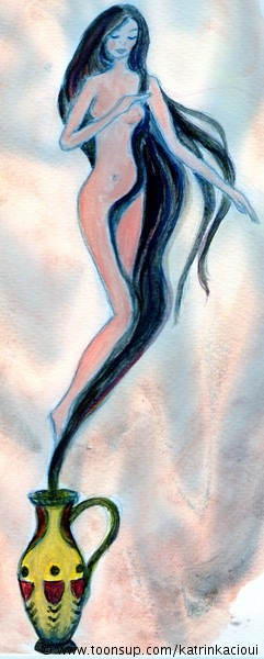 Illustration: Süsses Aroma * KaffeeGini * 3