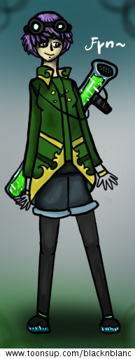 Concept Art / Character Design: Fyn die Kopfgeldjägerin 1